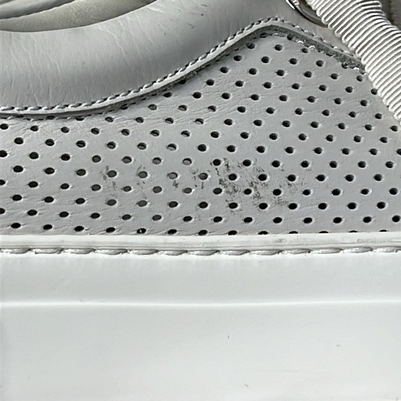 AGL leather perforated platform sneakers 37 7 - Picture 8 of 14